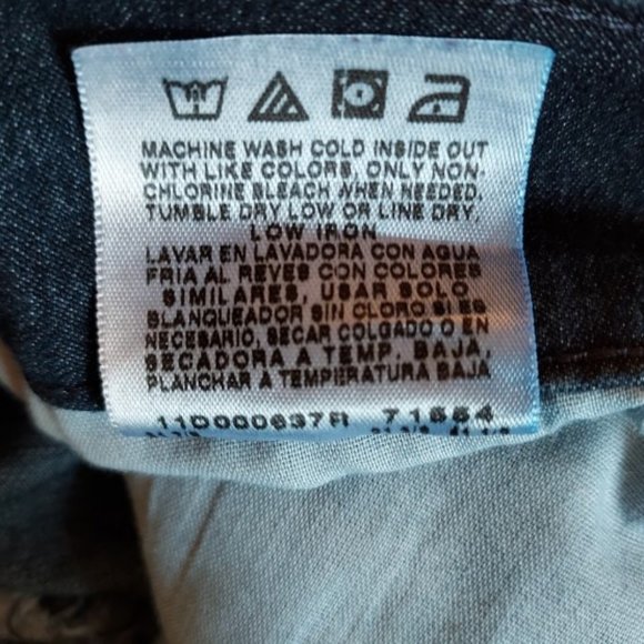 Riders by Lee Dark Demim 5 Pocket Capri Jeans Size 6 NWOT - Picture 6 of 6